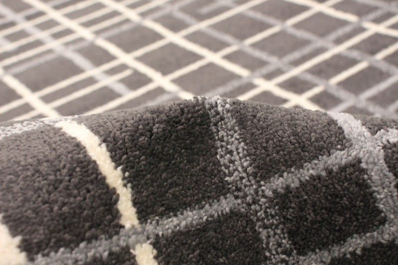Taite Anthracite Area Rug - 3'11\" x 5'7\"