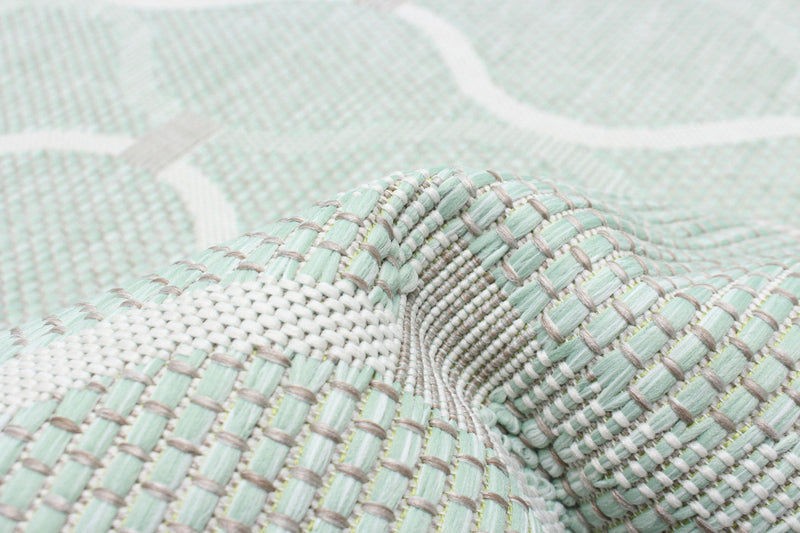 Neisha Abstract Mint Rug 6'7\" X 9'6\" Area Rug