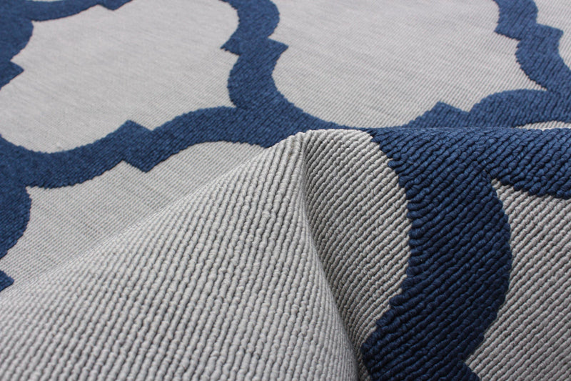  Sophie Grey-Navy Area Rug - 4'7\" x 6'7\"