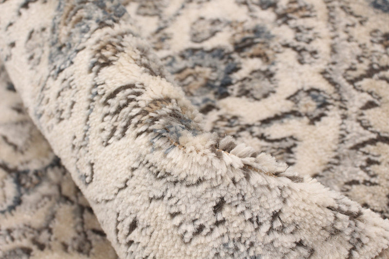 Octavian Tabriz Beige-Ivory Area Rug - 2'7\" x 8'2\"