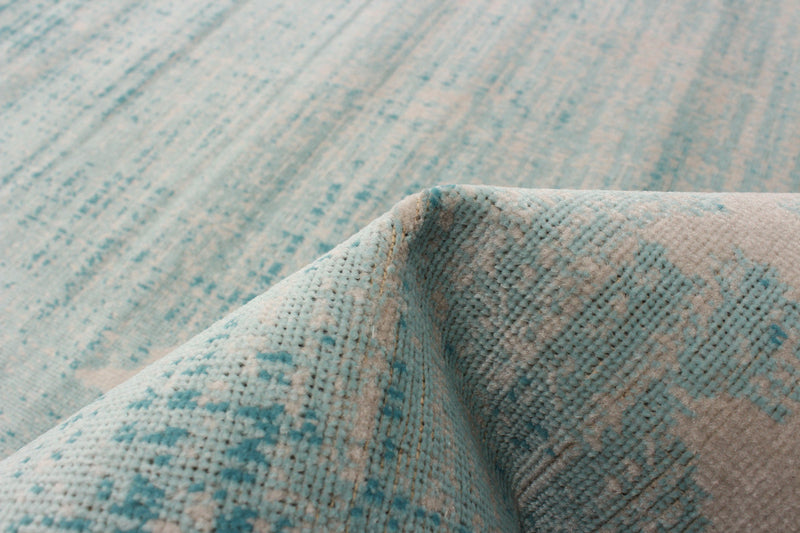 Janaki Teal 6'7\" x 9'6\" Area Rug