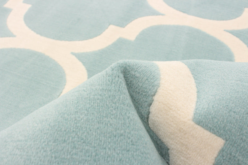 Aliya Aqua 3'11\" x 5'7\" Area Rug