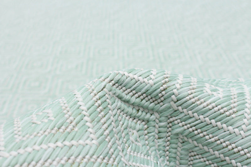 Neisha Diamond Mint Rug 5'3\" X 7'3\" Area Rug