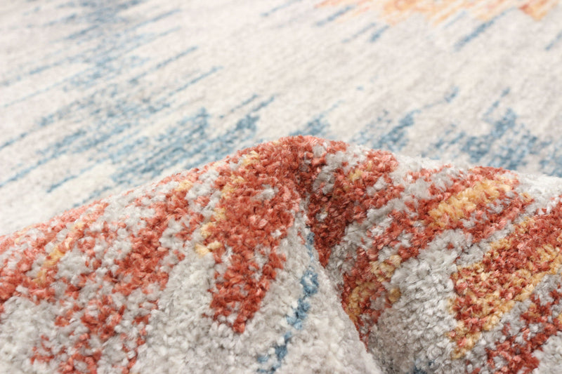Vera Sun Ivory/Blue Area Rug - 7'10\" x 10'5\"