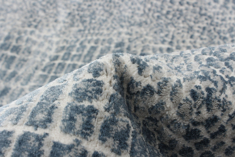 Kecia Blue/cream Rug 3'11\" X 5'11\" Area Rug