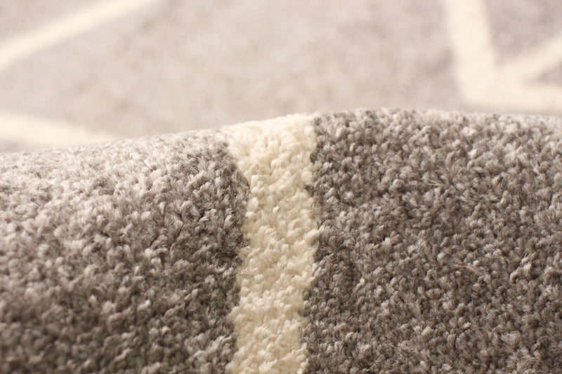 Anandi Grey-Ivory Area Rug - 3'11\" x 5'7\"