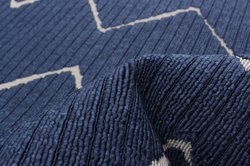 Kimi Blue 6'7\" x 9'6\" Area Rug