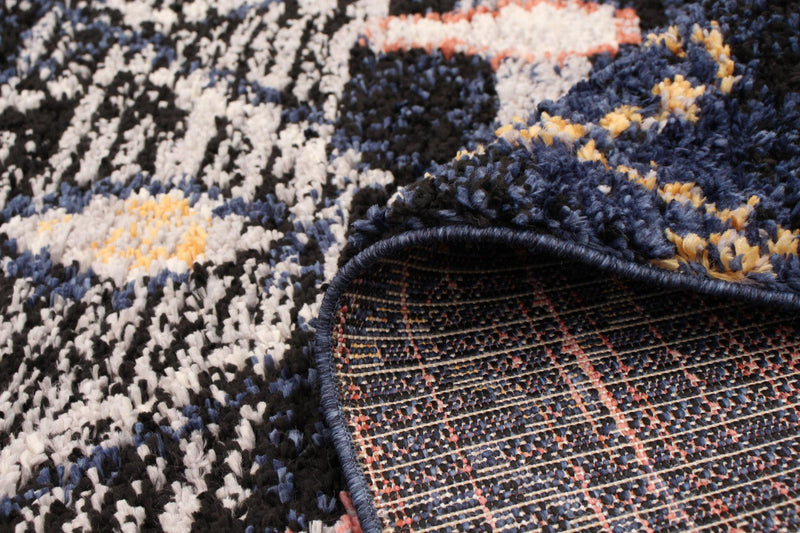 Makondo Classic Navy Blue Area Rug - 5'3\" x 7'3\"