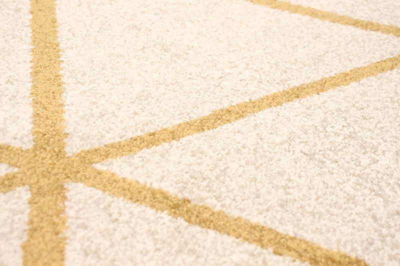 Anandi Ivory-Gold Area Rug - 3'11\" x 5'7\"