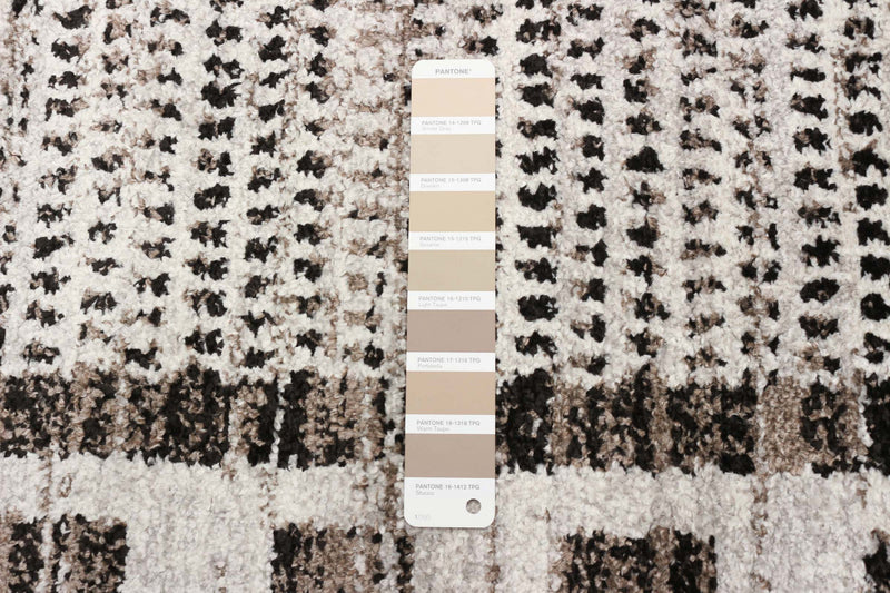 Vera Quattro Ivory/Grey Area Rug - 7'10\" x 10'5\"