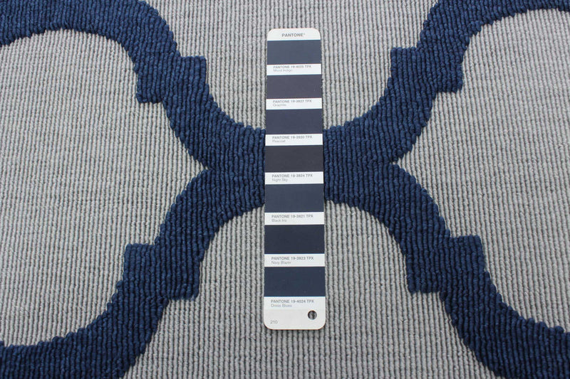 Sophie Grey-Navy Area Rug - 2'8\" x 4'11\"