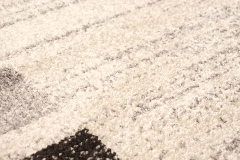 Aya Ivory-Taupe Area Rug - 3'11\" x 5'3\"