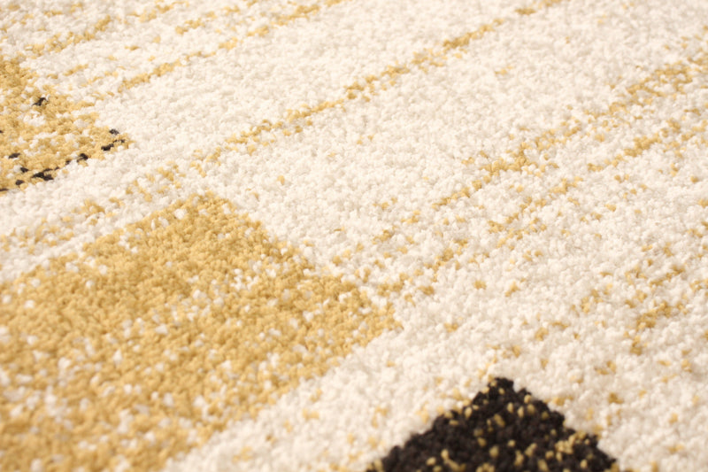 Aya Ivory-Brown Area Rug - 3'11\" x 5'7\"