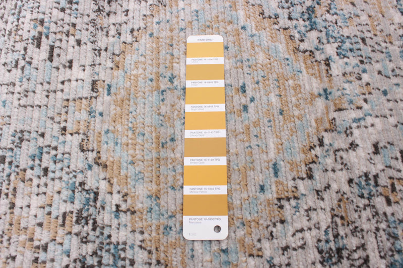 Leandra Taupe/blue Rug 8'0\" X 10'0\" Area Rug