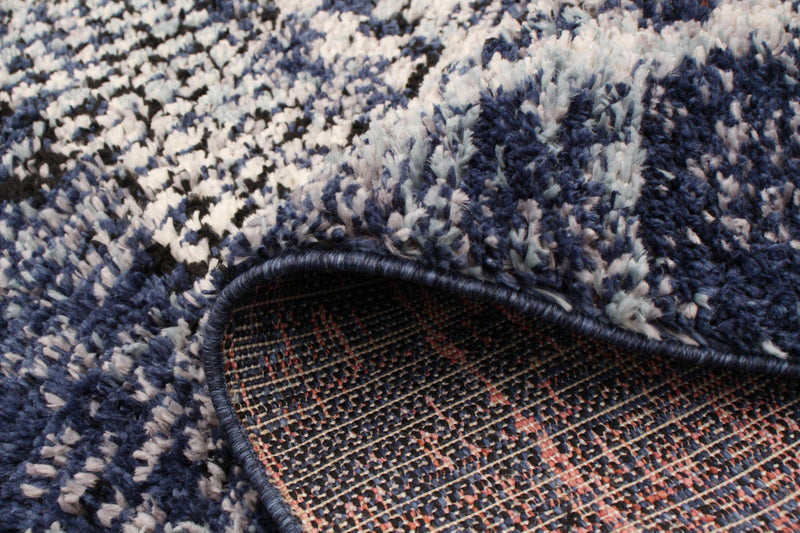 Makondo Mosaique Blue Area Rug - 5'3\" x 7'3\"