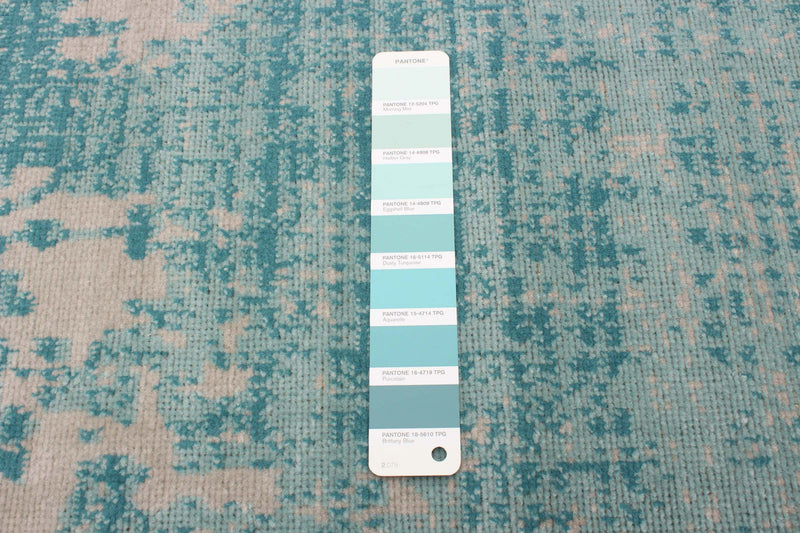 Janaki Teal 2'8\" x 4'11\" Area Rug