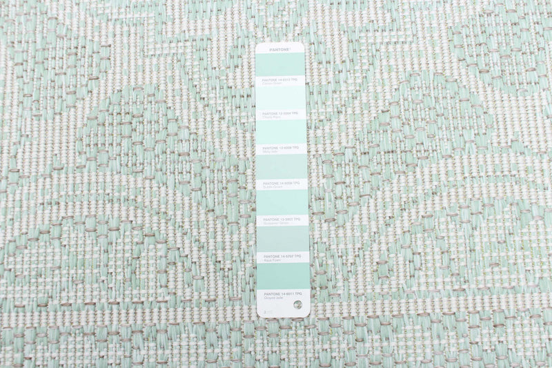 Neisha Traditional Mint Rug 5'3\" X 7'3\" Area Rug