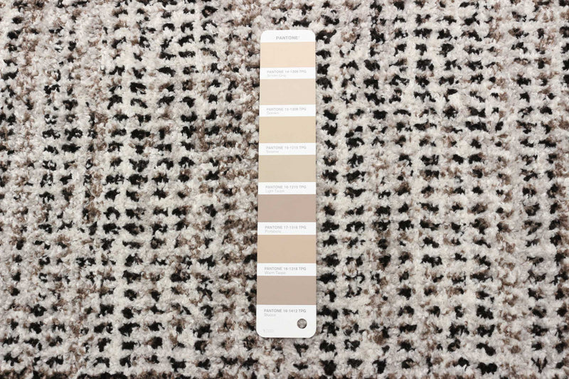 Vera Quattro Ivory/Grey Area Rug - 2'7\" x 8'4\"