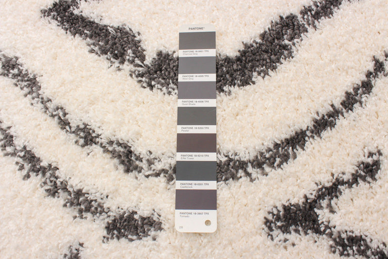 Gael Ivory Shag 7'10\" x 10'0\" Area Rug