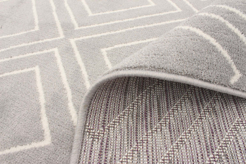 August Geod Grey-White 7'10\" x 10'2\" Area Rug