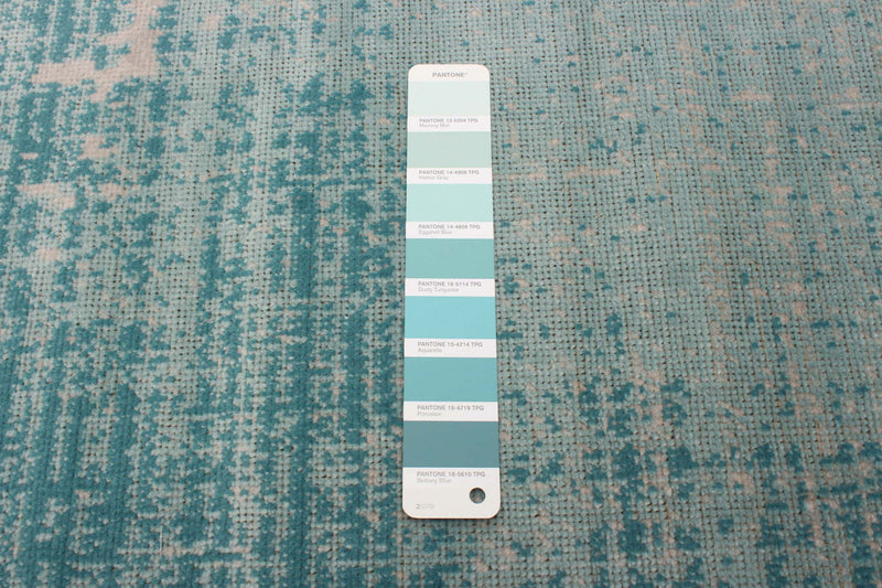 Janaki Teal 6'7\" x 9'6\" Area Rug