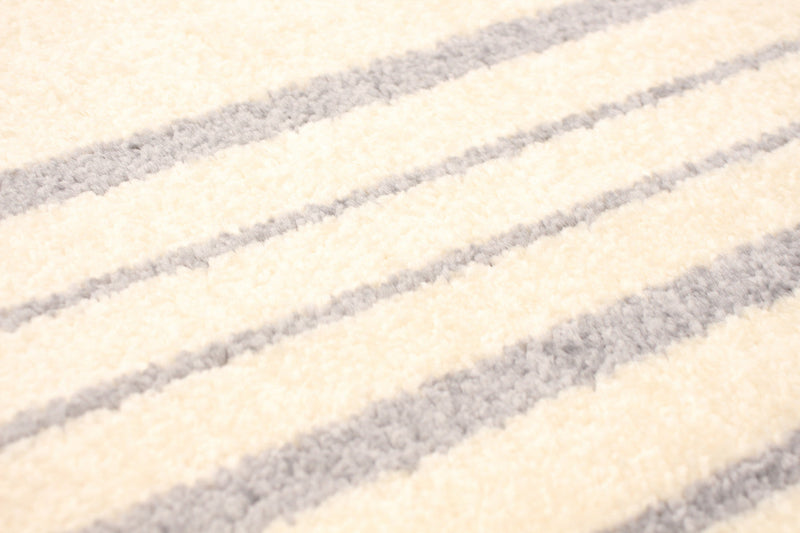 Faith Cream-Silver Area Rug - 7'10\" x 10'2\"