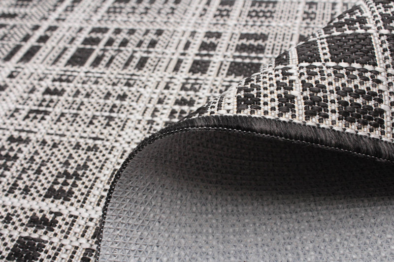 Panthea Black Area Rug - 4'4\" X 6'5\" 