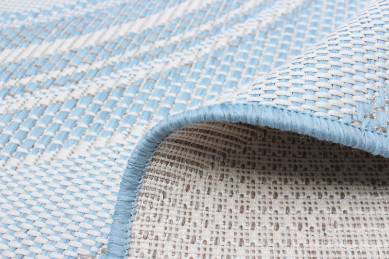 Neisha Modern Light Blue Rug 5'3\" X 7'3\" Area Rug