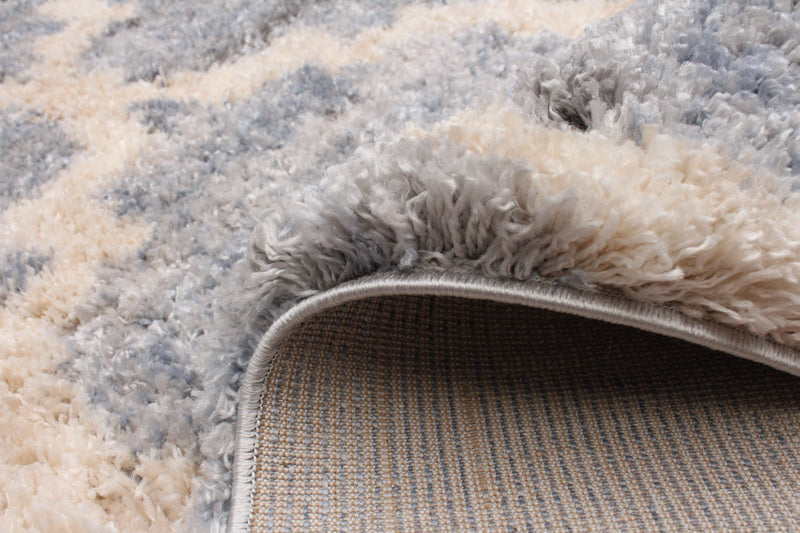 Dimity Grey/Light Blue Area Rug - 6'7\" x 9'6\"