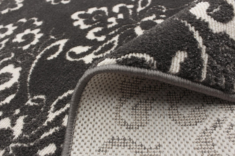 Caledonia Grey 6'7\" x 9'6\" Area Rug