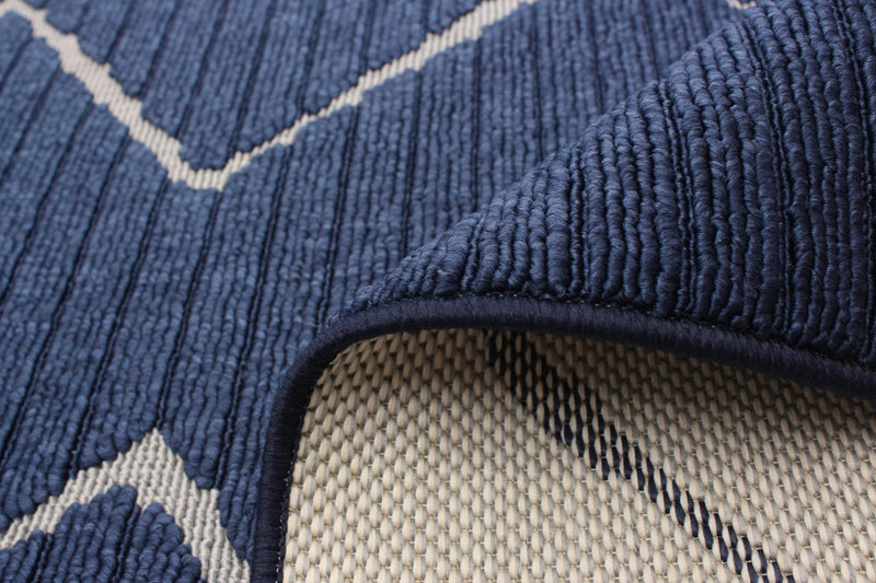 Kimi Blue 6'7\" x 9'6\" Area Rug