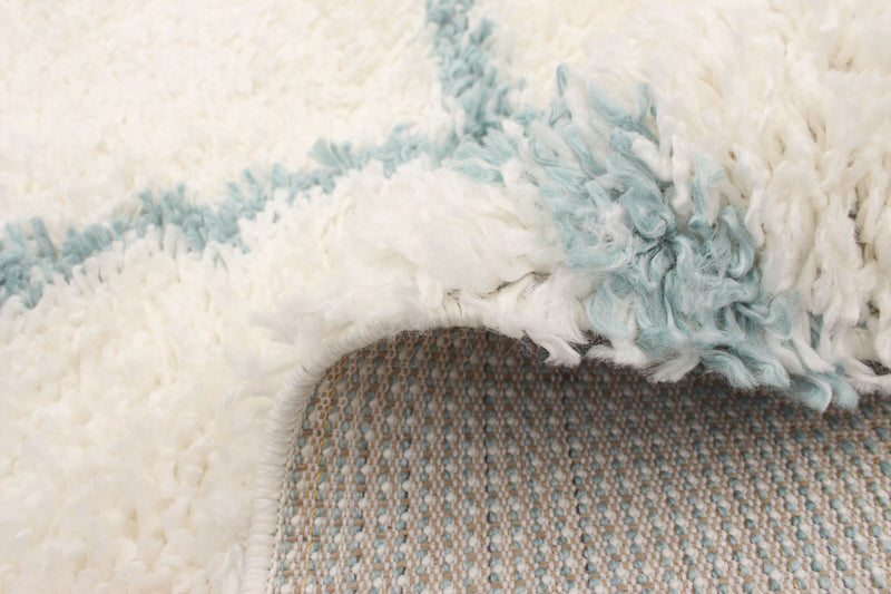 Helma Trellis Cream Shag 8'0\" X 10'0\" Area Rug