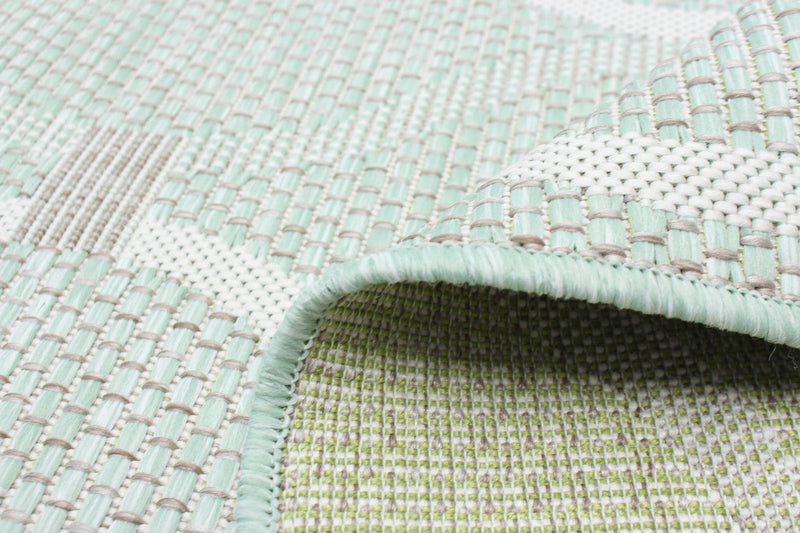 Neisha Abstract Mint Rug 6'7\" X 9'6\" Area Rug