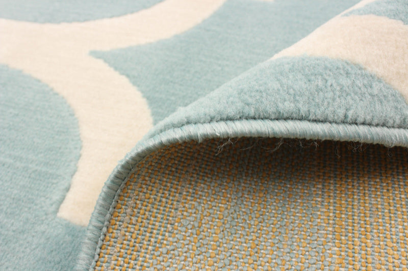 Aliya Aqua 5'3\" x 7'7\" Area Rug