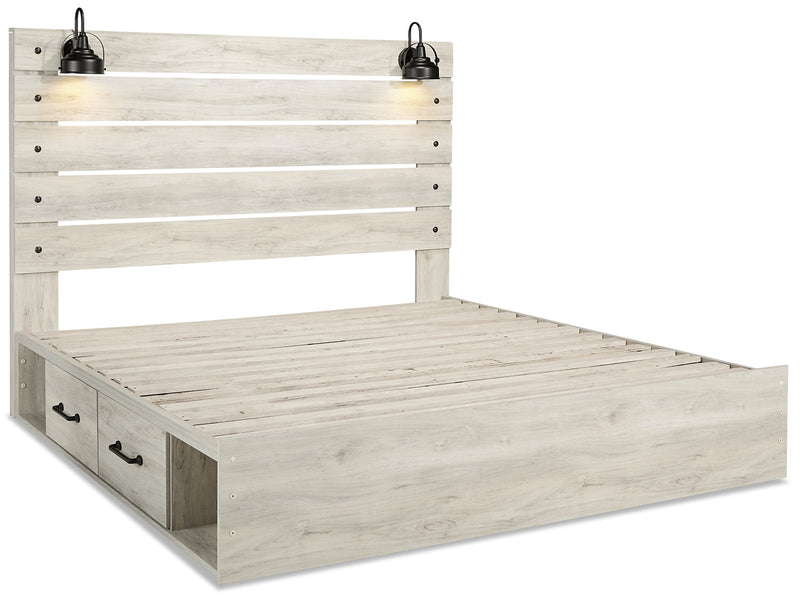 Abby King Side Storage Bed