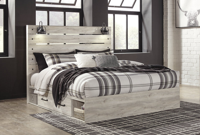 Abby King Side Storage Bed