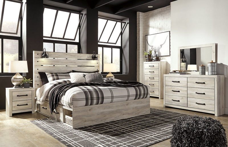 Abby 5-Piece King Bedroom Package with Side Storage