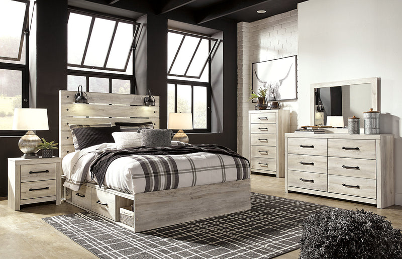Abby 6-Piece Queen Bedroom Package with Side Storage
