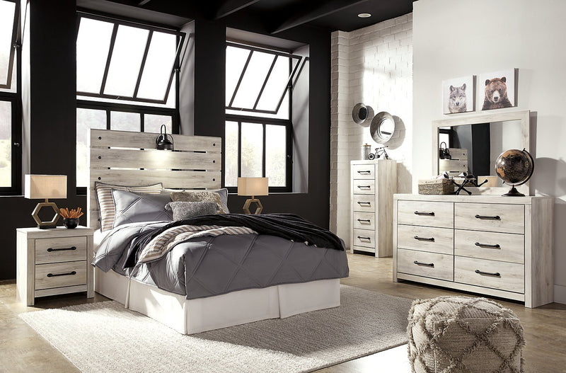 Abby Full Headboard - White