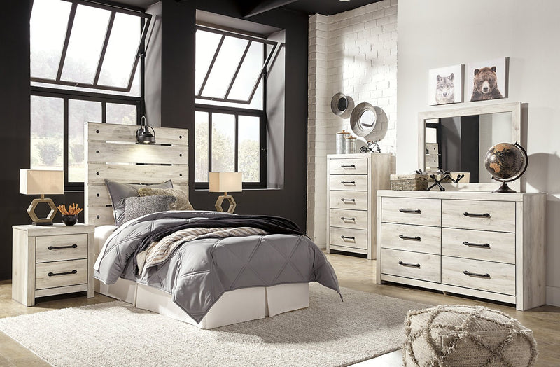 Abby Twin Headboard - White