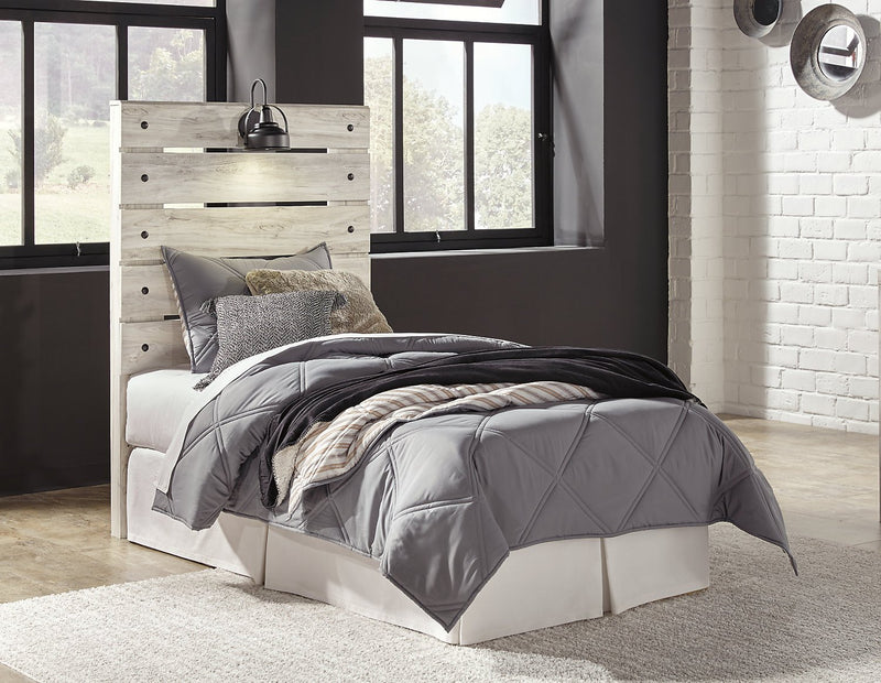 Abby Twin Headboard - White