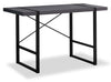 Avery Reclaimed Wood Look Desk - Dark Grey