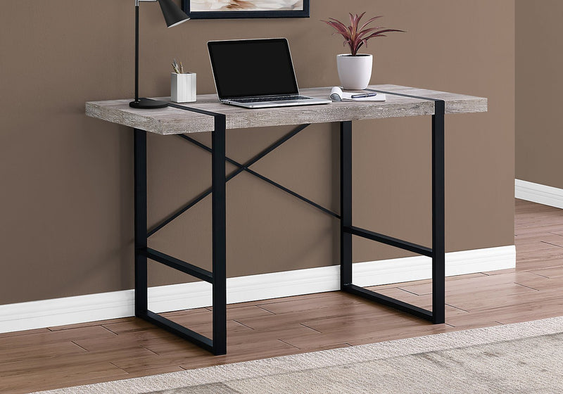 Avery Reclaimed Wood Look Desk - Taupe
