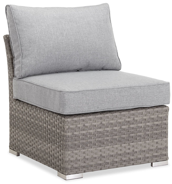 Bermuda 6-Piece Canopy Outdoor Patio Conversation Set - Hand-Woven Resin Wicker, UV & Weather Resistant - Grey 