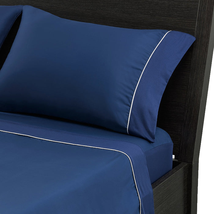 BEDGEAR® Hyper-Cotton™ 3-Piece Twin Sheet Set - Navy