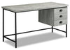 Blake 55\" Reclaimed Wood-Look Desk - Grey