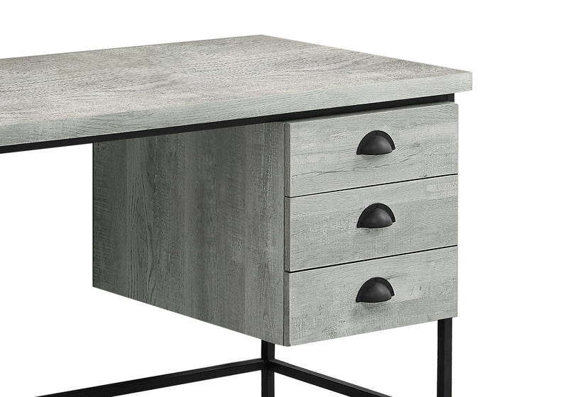 Blake 55\" Reclaimed Wood-Look Desk - Grey