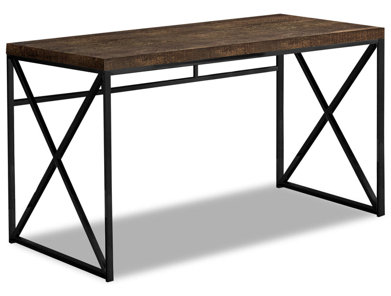 Brady Reclaimed Wood Look Desk - Brown