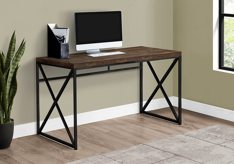 Brady Reclaimed Wood Look Desk - Brown