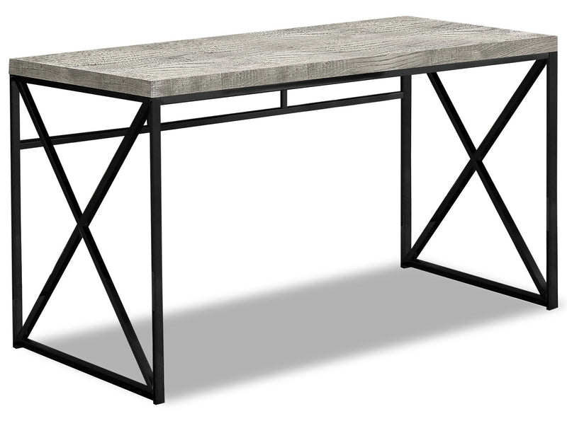 Brady Reclaimed Wood Look Desk - Grey